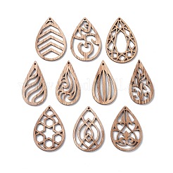 Unfinished Hollow Wood Big Pendants&nbsp;WOOD-X0004-15