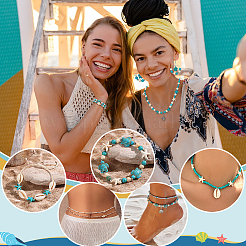 Ocean Theme DIY Jewelry Making Kits&nbsp;DIY-FH0008-65