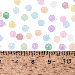 FGB Frosted Transparent Glass Seed Beads&nbsp;SEED-N013-02A