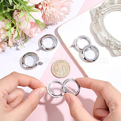 4Pcs Stainless Steel Locket Pendants&nbsp;STAS-BBC0010-31A