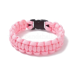 7 Inner Cores Polyester & Spandex Cord Braided Bracelets for Men Women&nbsp;BJEW-JB12509-03