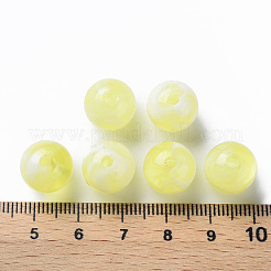 アクリルビーズ  天然石風  ラウンド  シャンパンイエロー  12mm  穴：2mm  約560個/500g&nbsp;MACR-S375-001D-08