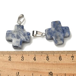 Natural Blue Spot Jasper Pendants&nbsp;G-Z067-06P-02