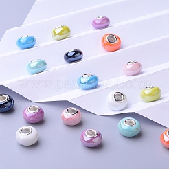 Handmade Porcelain European Beads&nbsp;OPDL-JP0001-02
