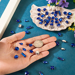 80Pcs 8 Styles Sew on Rhinestone&nbsp;RGLA-TA0001-11C