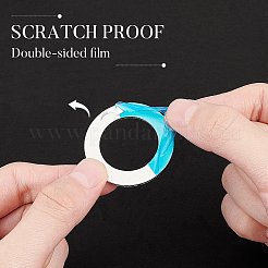 空白のアルミ彫刻ネームプレート  名刺ブランク  リングsbape  プラチナ  38x1.5mm  内径：24.5mm  30個/箱&nbsp;ALUM-BC0001-33