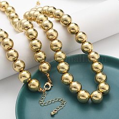 2Pcs 2 Styles Alloy Heart Pendant Necklaces Set&nbsp;NJEW-P319-02G