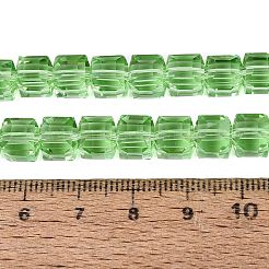 Transparent Glass Beads Strands&nbsp;LS-GLAA-R041-8x8mm-A14