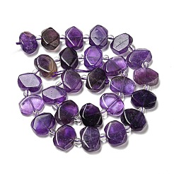Natural Amethyst Beads Strands&nbsp;G-G072-A04-02