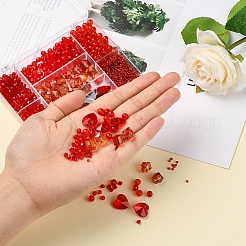 DIY Red Series Jewelry Making Kits&nbsp;DIY-YW0002-94B