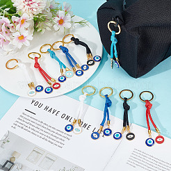 10Pcs 5 Colors Core Parachute Cords Keychain&nbsp;KEYC-GO00018