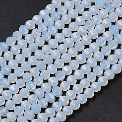 Imitation Jade Glass Beads Strands&nbsp;GLAA-G125-01B-01