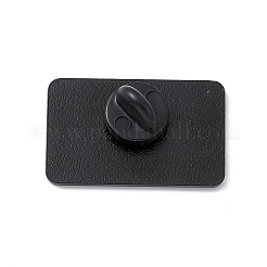 Rectangle with Word Aolly Brooch&nbsp;JEWB-M024-03B-D