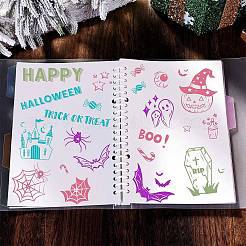 9 Sheets 9 Style PVC Plastic Stamps&nbsp;DIY-GL0002-84J