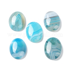 Natural Striped Agate/Banded Agate Cabochons&nbsp;G-H296--01D