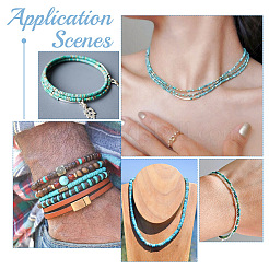 5 Strands 5 Styles Synthetic Turquoise Beads Strands&nbsp;TURQ-AR0001-40