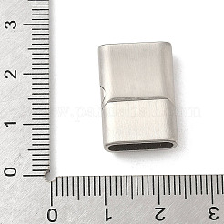 304ステンレススチール製バヨネット留め具  長方形  ステンレス鋼色  21x14x5mm  穴：12x3mm&nbsp;STAS-Z147-31P-02
