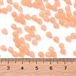 6/0 Imitation Jade Glass Seed Beads&nbsp;SEED-T006-04A-06