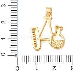 Brass Pendants&nbsp;KK-CBA0009-04G