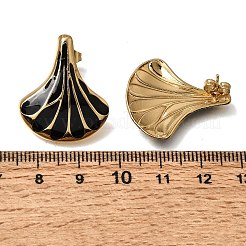 Brass Stud Earrings for Women&nbsp;KK-CBA9D38-01G