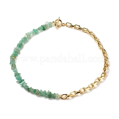 Natural Green Aventurine Chip Beads Jewelry Set&nbsp;SJEW-JS01223-07