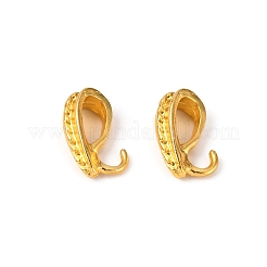 合金ペグベイル  ペンダントピンチベイル  ゴールドカラー  12x5x6mm  穴：3mmと6x3.4mm  ピン：1mm&nbsp;FIND-WH0013-79A