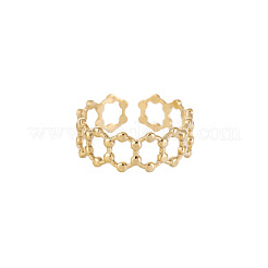 304 Stainless Steel Cuff Open Rings&nbsp;WG36F8A-01