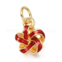 Brass Enamel Pendants&nbsp;KK-G605-10G