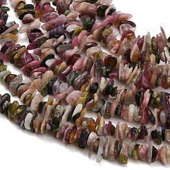 Natural Multicolor Tourmaline Beads Strands&nbsp;G-D108-A01-01