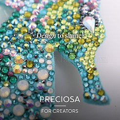 プレシオサ® クリスタル ホットフィックス フラットバック ストーン  チェコクリスタル  ラウンド(438 11 612 シャトンローズビバ12®)  00030 262 オーラム  ss10（2.7~2.9mm）&nbsp;Y-PRC-HSS10-00030-262