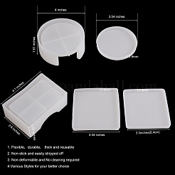 Cup Mat Silicone Molds Sets&nbsp;DIY-SZ0002-48