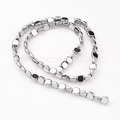 Electroplate Non-magnetic Synthetic Hematite Beads Strands&nbsp;G-I175-30D