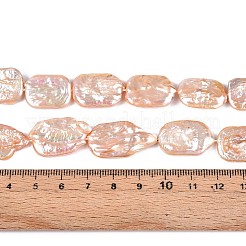 Natural Baroque Pearl Keshi Pearl Beads Strands&nbsp;PEAR-S020-D07-03