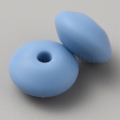 Rondelle Food Grade Eco-Friendly Silicone Abacus Beads&nbsp;SIL-WH0008-14N-19