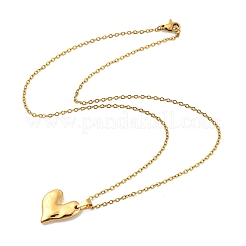 304 Stainless Steel Pendant Necklaces&nbsp;NJEW-G120-02G