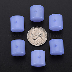 模造ゼリーアクリルビーズ  コラム  ミディアムスレートブルー  14.5x14.5mm  穴：1.8mm  約200個/500g&nbsp;MACR-S373-88-E01