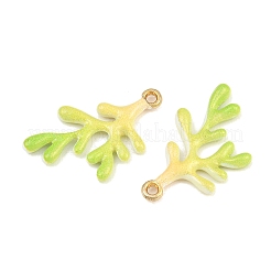 Alloy Enamel Pendants&nbsp;AL-CBA072F-03G-01