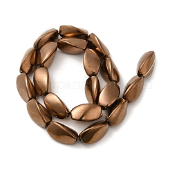 Electroplated Non-magnetic Synthetic Hematite Beads Strands&nbsp;G-P518-01G