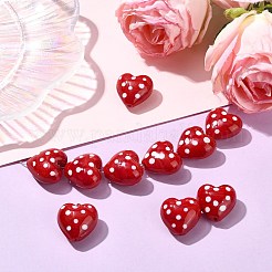 10Pcs Baking Paint Glass Beads&nbsp;GLAA-CJ0002-96