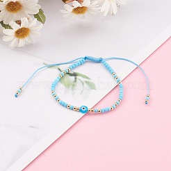 Adjustable Nylon Cord Braided Bead Bracelets&nbsp;BJEW-JB06022