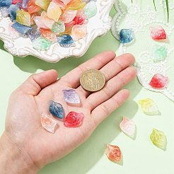 100Pcs Baking Paint Glass Pendant&nbsp;DGLA-CJ0001-01