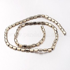 Electroplate Non-magnetic Synthetic Hematite Bead Strands&nbsp;G-F300-01B-06