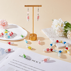 40Pcs 5 Colors Translucent Plastic Pendants&nbsp;KY-SC0001-75