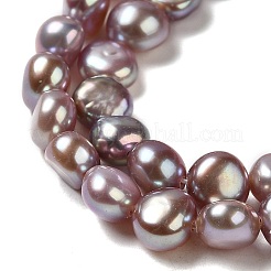 Natural Cultured Freshwater Pearl Beads Strands&nbsp;PEAR-E017-38B