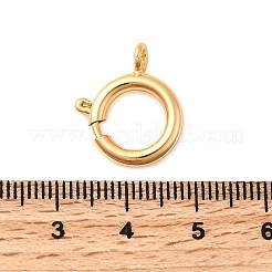 Brass Spring Ring Clasps&nbsp;KK-D407-20G-E
