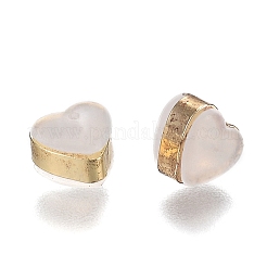 Heart Silicone Ear Nuts&nbsp;LS-SIL-N003-05G