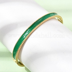 304 Stainless Steel Enamel Hinged Cuff Bangles for Women&nbsp;SA-CBAC920-07G