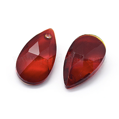 Faceted Glass Pendants&nbsp;X-GLAA-F069-L-A03