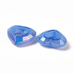 UV Plating Rainbow Iridescent Acrylic Bead Frames&nbsp;PACR-M003-04D
