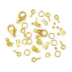 DIY 合金ジュエリー作りキット  ゴールドカラー  5~8mm  穴：0.7~2mm&nbsp;DIY-FS0005-90